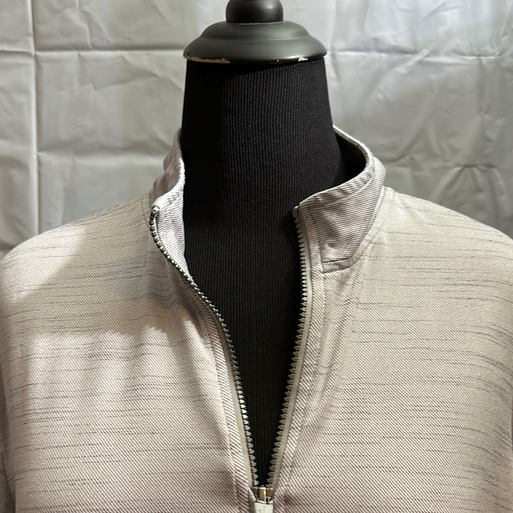 Johnnie-O grey quarter zip Pullover size XL extra large - Picture 3 of 7